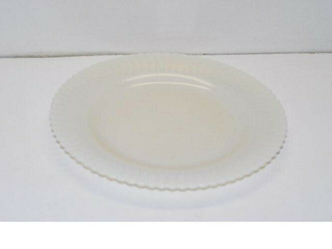4 Macbeth Evans Petalware Cremax Dinner Plate Plates Creamax B